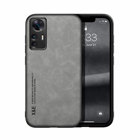 Coque Luxe Cuir Housse Etui DY1 pour Xiaomi Mi 12T 5G Gris