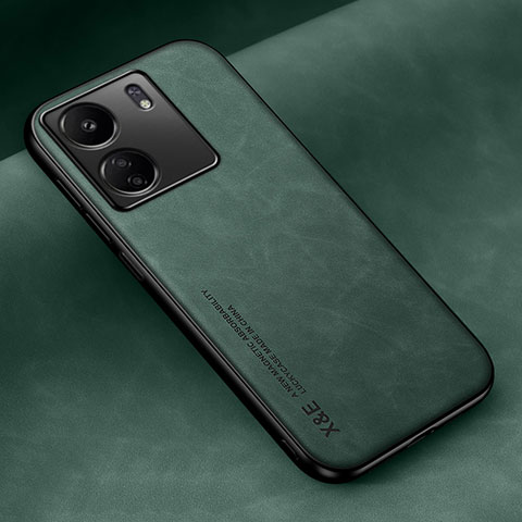 Coque Luxe Cuir Housse Etui DY1 pour Xiaomi Poco C65 Vert