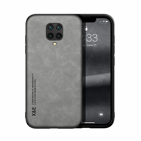 Coque Luxe Cuir Housse Etui DY1 pour Xiaomi Poco M2 Pro Gris