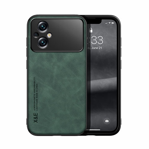 Coque Luxe Cuir Housse Etui DY1 pour Xiaomi Poco M5 4G Vert