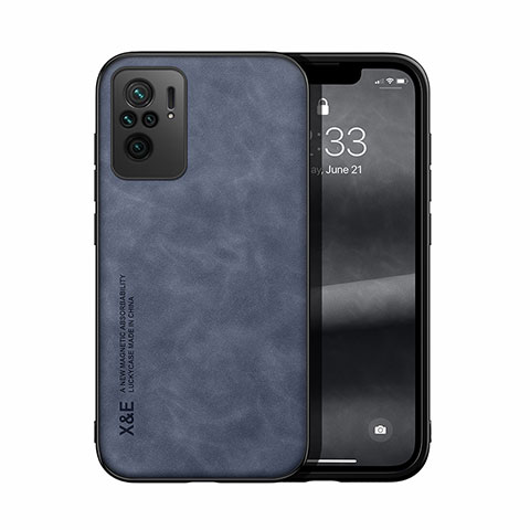 Coque Luxe Cuir Housse Etui DY1 pour Xiaomi Poco M5S Bleu