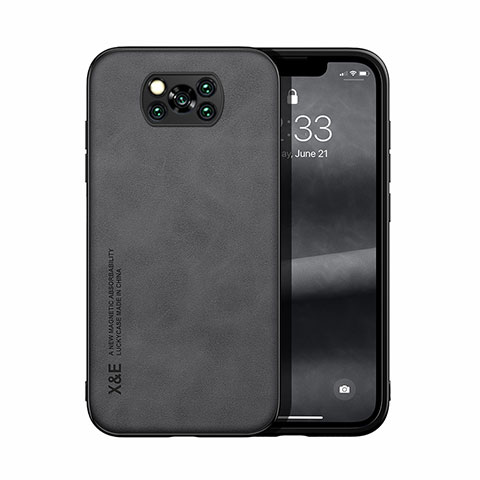 Coque Luxe Cuir Housse Etui DY1 pour Xiaomi Poco X3 NFC Noir