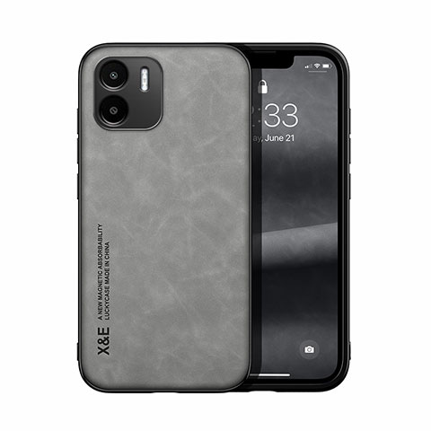 Coque Luxe Cuir Housse Etui DY1 pour Xiaomi Redmi A1 Gris