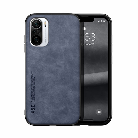 Coque Luxe Cuir Housse Etui DY1 pour Xiaomi Redmi K40 Pro 5G Bleu