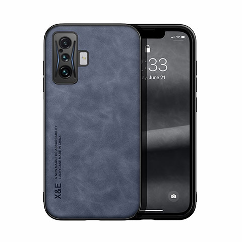 Coque Luxe Cuir Housse Etui DY1 pour Xiaomi Redmi K50 Gaming 5G Bleu