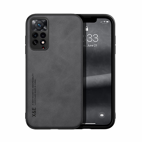 Coque Luxe Cuir Housse Etui DY1 pour Xiaomi Redmi Note 11 Pro 4G Noir