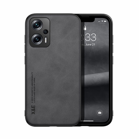 Coque Luxe Cuir Housse Etui DY1 pour Xiaomi Redmi Note 11T Pro+ Plus 5G Noir