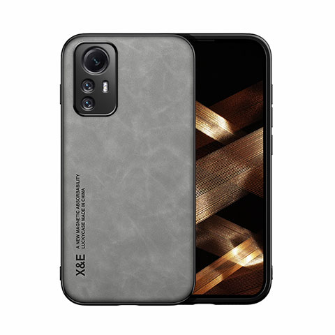 Coque Luxe Cuir Housse Etui DY1 pour Xiaomi Redmi Note 12S Gris