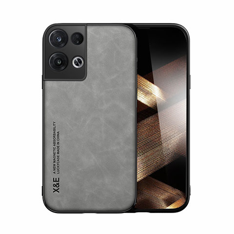 Coque Luxe Cuir Housse Etui DY1 pour Xiaomi Redmi Note 13 Pro 5G Gris