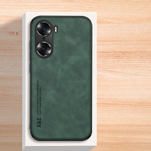 Coque Luxe Cuir Housse Etui DY2 pour Huawei Honor 60 Pro 5G Vert