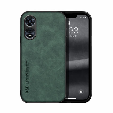 Coque Luxe Cuir Housse Etui DY2 pour Oppo A97 5G Vert
