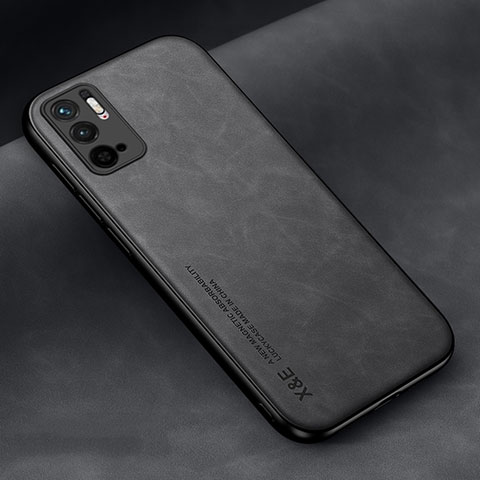 Coque Luxe Cuir Housse Etui DY2 pour Xiaomi POCO M3 Pro 5G Noir