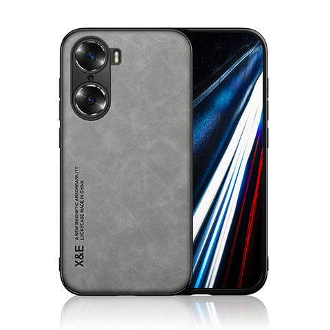 Coque Luxe Cuir Housse Etui DY3 pour Huawei Honor 60 Pro 5G Gris