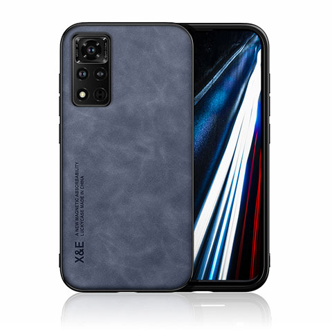 Coque Luxe Cuir Housse Etui DY3 pour Huawei Honor V40 5G Bleu