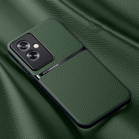 Coque Luxe Cuir Housse Etui DY3 pour Oppo A79 5G Vert