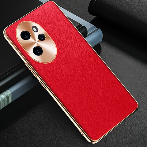 Coque Luxe Cuir Housse Etui GS2 pour Huawei Honor 100 Pro 5G Rouge