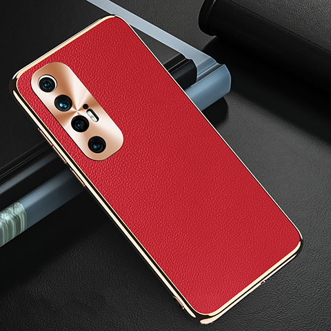 Coque Luxe Cuir Housse Etui GS2 pour Xiaomi Mi 10S 5G Rouge