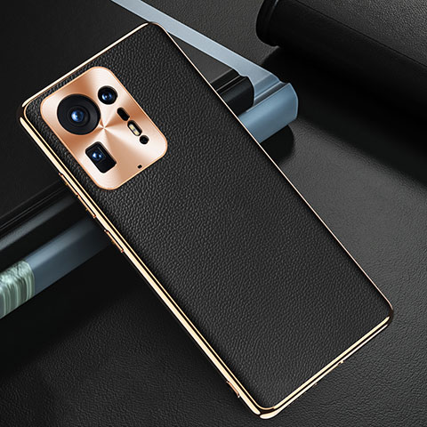 Coque Luxe Cuir Housse Etui GS2 pour Xiaomi Mi Mix 4 5G Noir