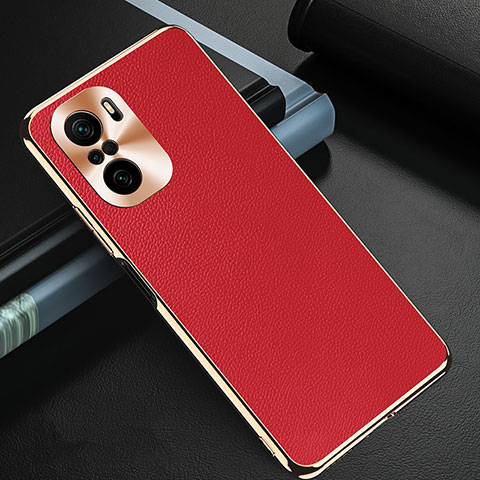 Coque Luxe Cuir Housse Etui GS2 pour Xiaomi Redmi K40 5G Rouge