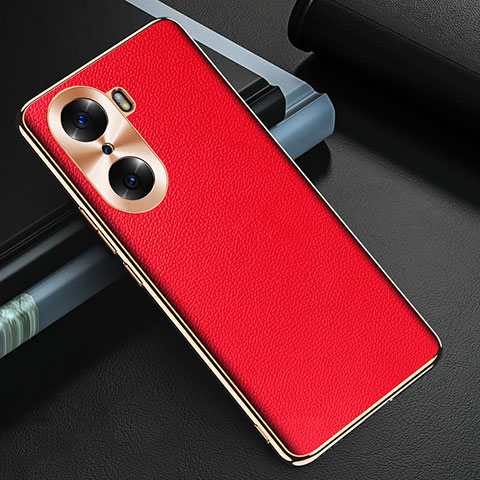 Coque Luxe Cuir Housse Etui GS3 pour Huawei Honor 60 Pro 5G Rouge