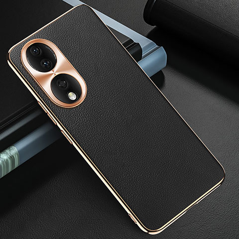 Coque Luxe Cuir Housse Etui GS3 pour Huawei Honor 90 5G Noir