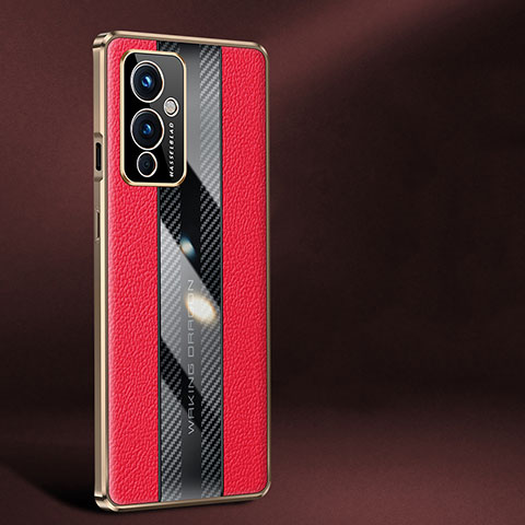 Coque Luxe Cuir Housse Etui JB1 pour OnePlus 9 5G Rouge