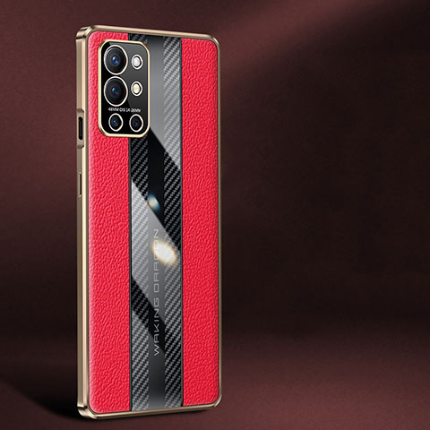 Coque Luxe Cuir Housse Etui JB1 pour OnePlus 9R 5G Rouge