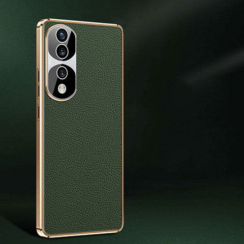 Coque Luxe Cuir Housse Etui JB2 pour Huawei Honor 70 Pro 5G Vert