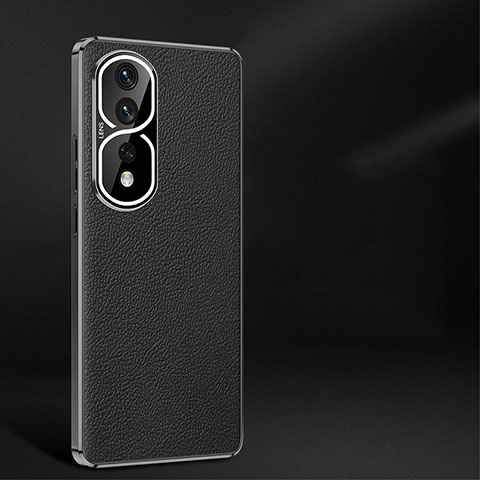 Coque Luxe Cuir Housse Etui JB2 pour Huawei Honor 80 Pro 5G Noir