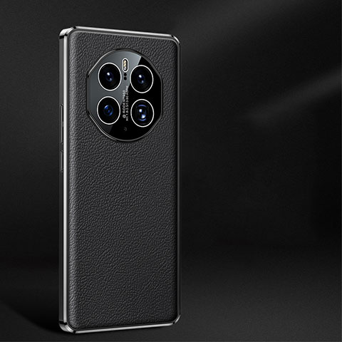 Coque Luxe Cuir Housse Etui JB2 pour Huawei Mate 50 Pro Noir