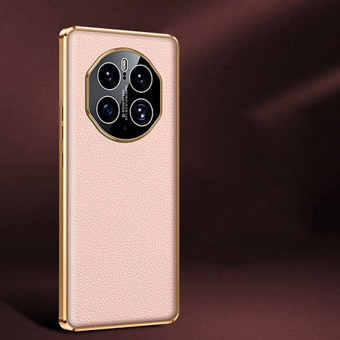 Coque Luxe Cuir Housse Etui JB2 pour Huawei Mate 50 Pro Rose