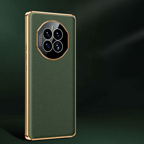 Coque Luxe Cuir Housse Etui JB2 pour Huawei Mate 50 Vert