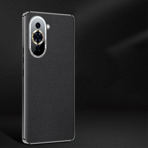 Coque Luxe Cuir Housse Etui JB2 pour Huawei Nova 10 Noir