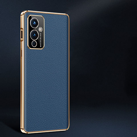 Coque Luxe Cuir Housse Etui JB2 pour OnePlus 9 5G Bleu