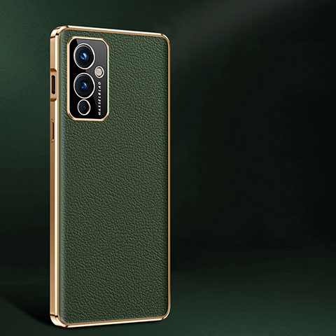 Coque Luxe Cuir Housse Etui JB2 pour OnePlus 9 5G Vert