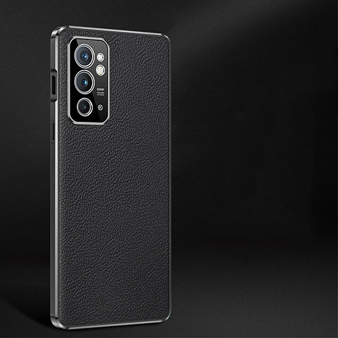 Coque Luxe Cuir Housse Etui JB2 pour OnePlus 9RT 5G Noir