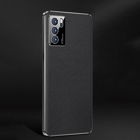 Coque Luxe Cuir Housse Etui JB2 pour Oppo Reno6 5G Noir