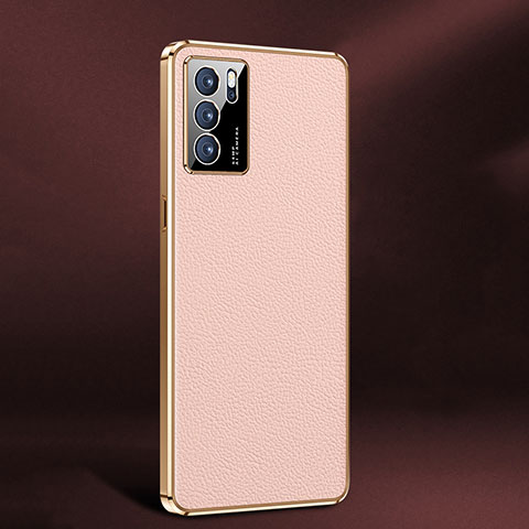Coque Luxe Cuir Housse Etui JB2 pour Oppo Reno6 5G Rose