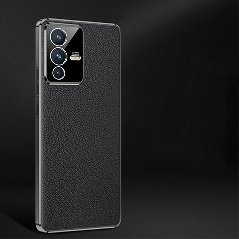 Coque Luxe Cuir Housse Etui JB2 pour Vivo V23 5G Noir