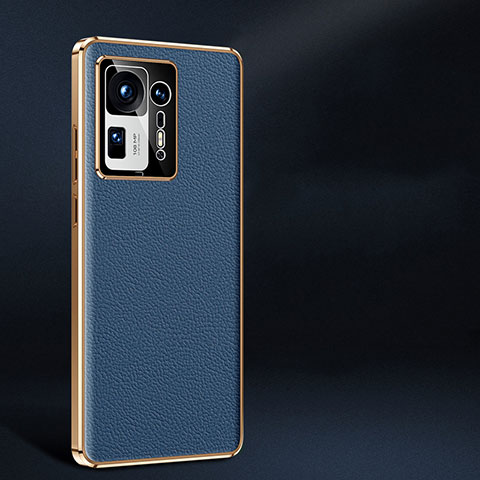 Coque Luxe Cuir Housse Etui JB2 pour Xiaomi Mi Mix 4 5G Bleu