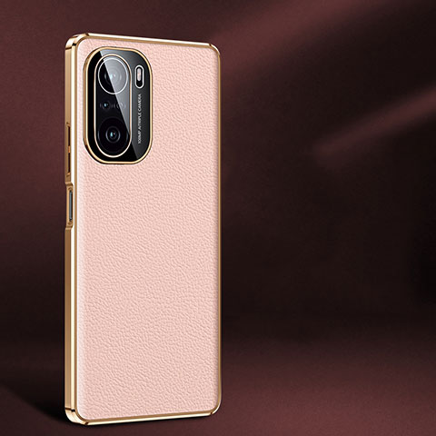 Coque Luxe Cuir Housse Etui JB2 pour Xiaomi Redmi K40 5G Rose