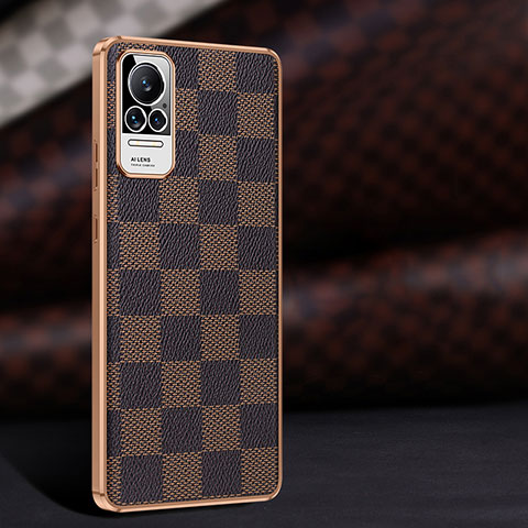 Coque Luxe Cuir Housse Etui JB3 pour Xiaomi Civi 1S 5G Marron