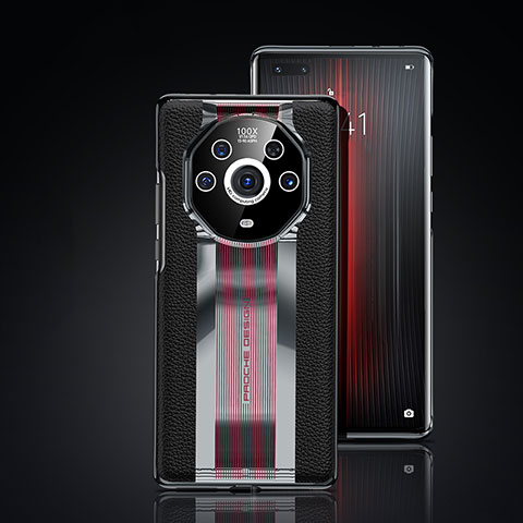 Coque Luxe Cuir Housse Etui JB6 pour Huawei Honor Magic3 Pro+ Plus 5G Noir