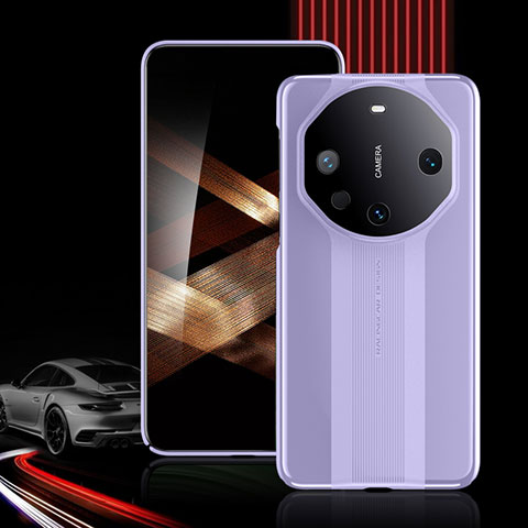 Coque Luxe Cuir Housse Etui JL4 pour Huawei Mate 60 Pro+ Plus Violet