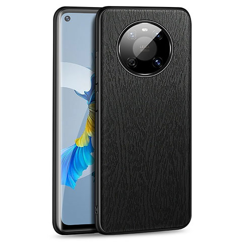 Coque Luxe Cuir Housse Etui K01 pour Huawei Mate 40 Noir