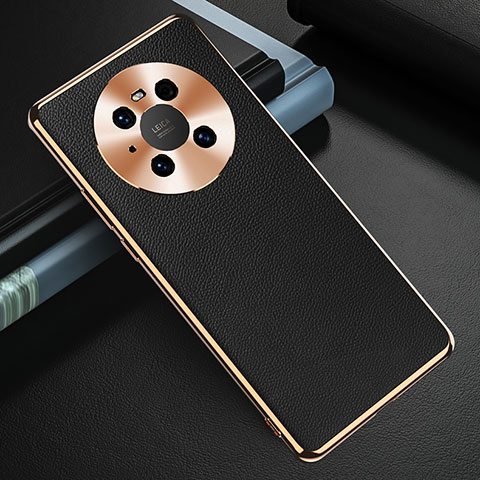 Coque Luxe Cuir Housse Etui K03 pour Huawei Mate 40 Pro Noir