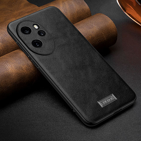 Coque Luxe Cuir Housse Etui LD2 pour Huawei Honor 100 Pro 5G Noir