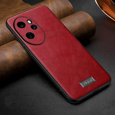 Coque Luxe Cuir Housse Etui LD2 pour Huawei Honor 100 Pro 5G Rouge