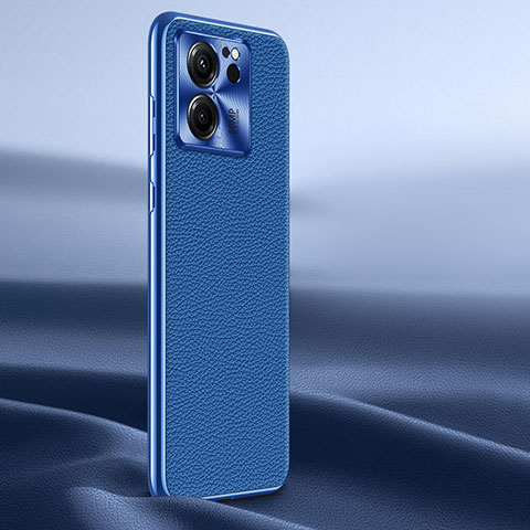 Coque Luxe Cuir Housse Etui LF1 pour Xiaomi Redmi K60 Ultra 5G Bleu