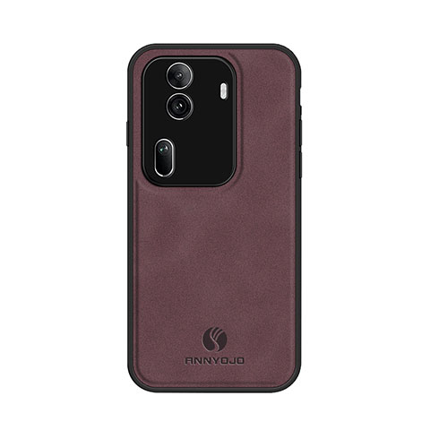 Coque Luxe Cuir Housse Etui LS1 pour Oppo Reno11 Pro 5G Rouge